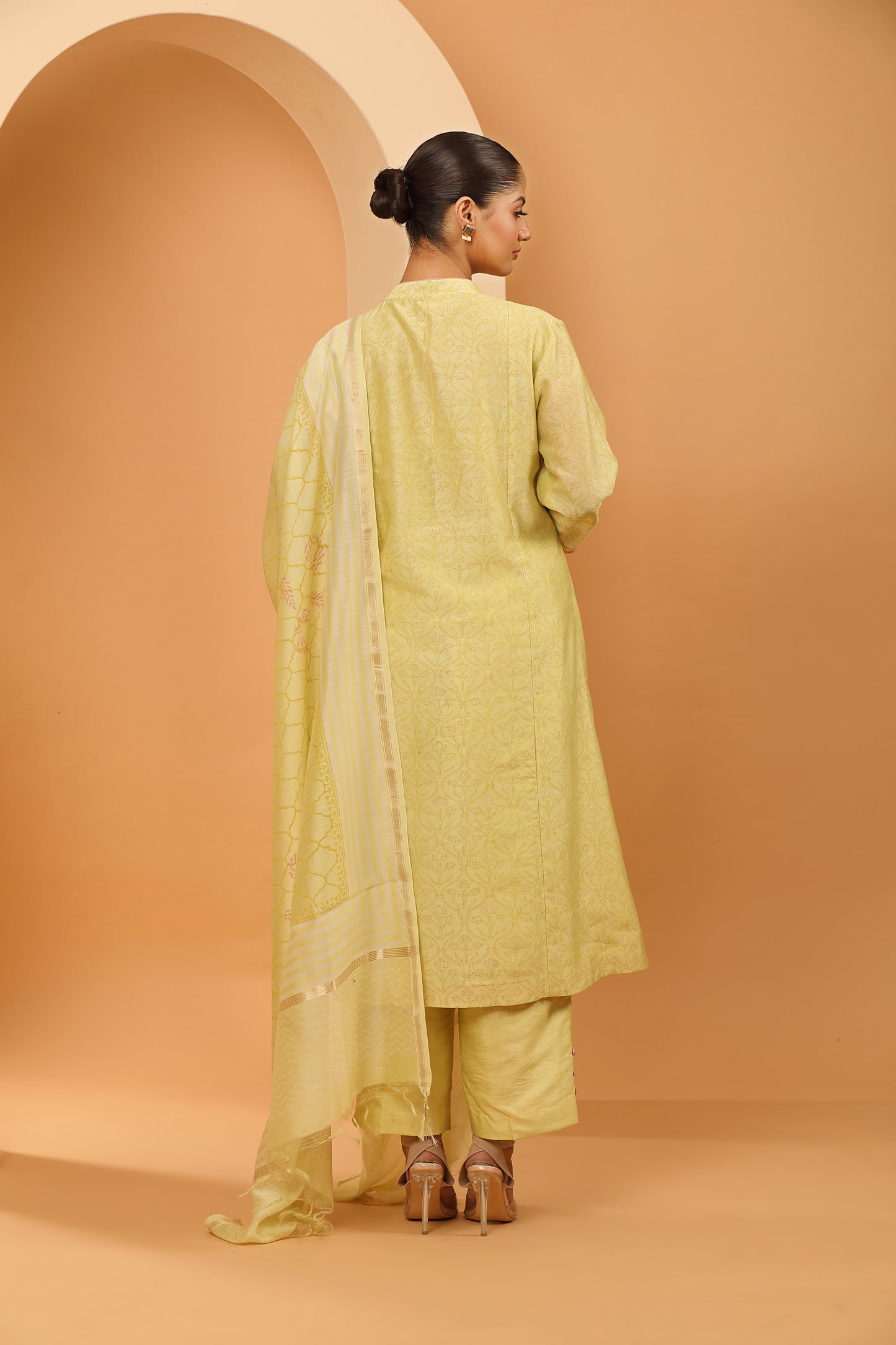 LIME GREEN KURTA SET