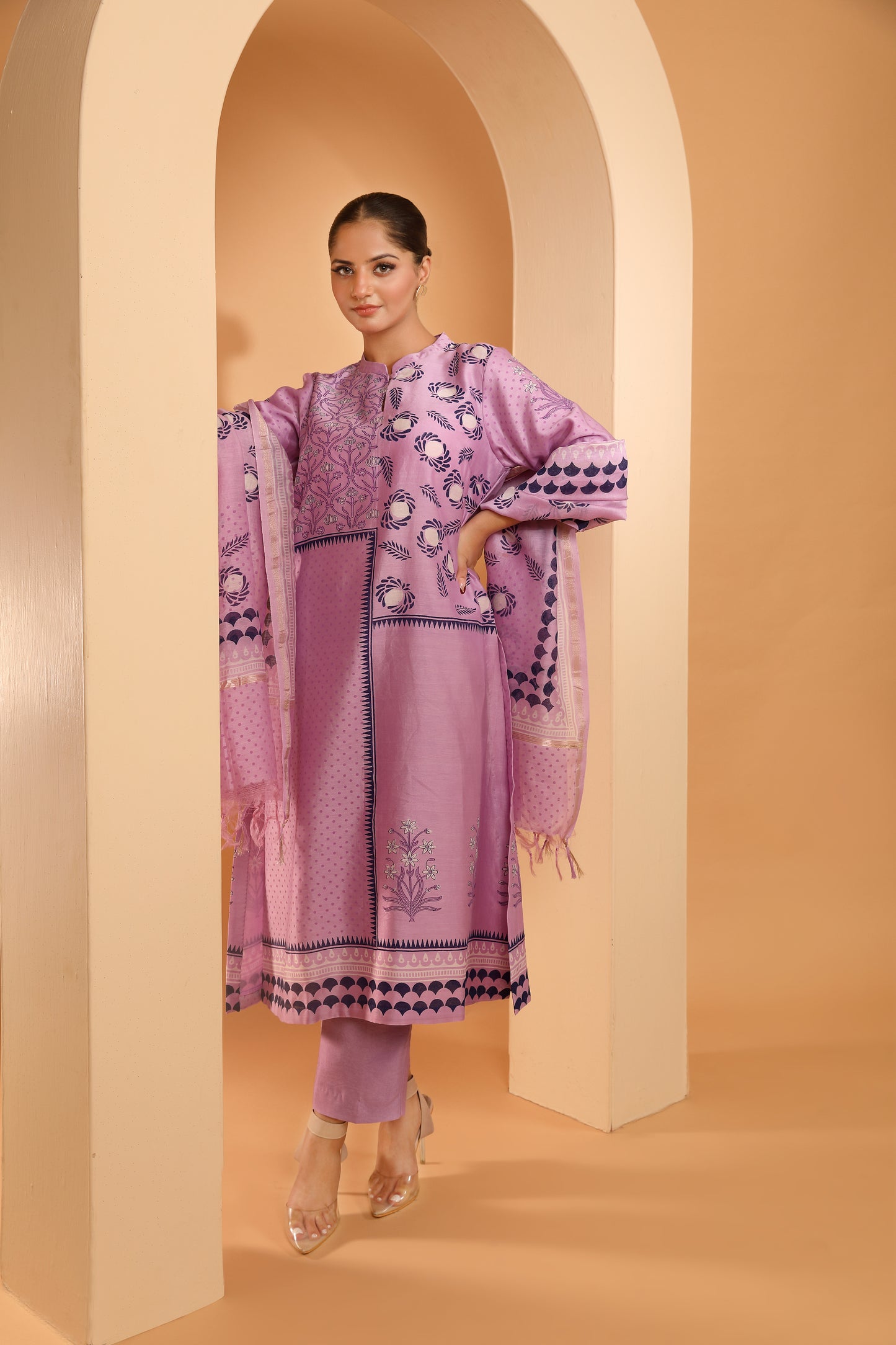 LAVENDER BREEZE KURTA SET