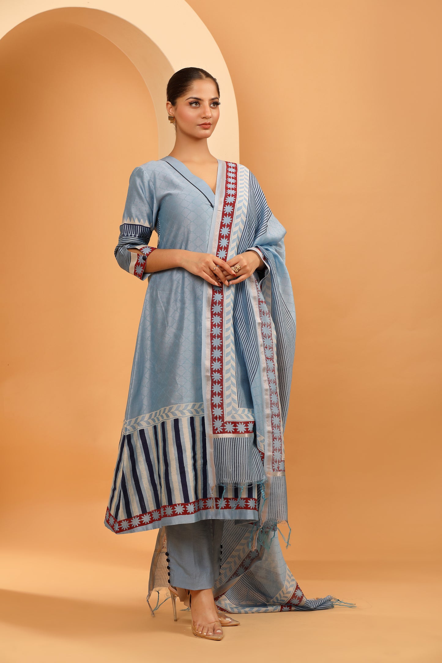 AZURE BLUE KURTA SET