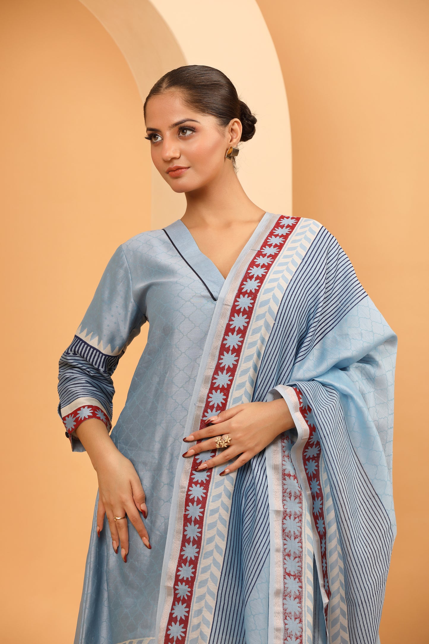 AZURE BLUE KURTA SET