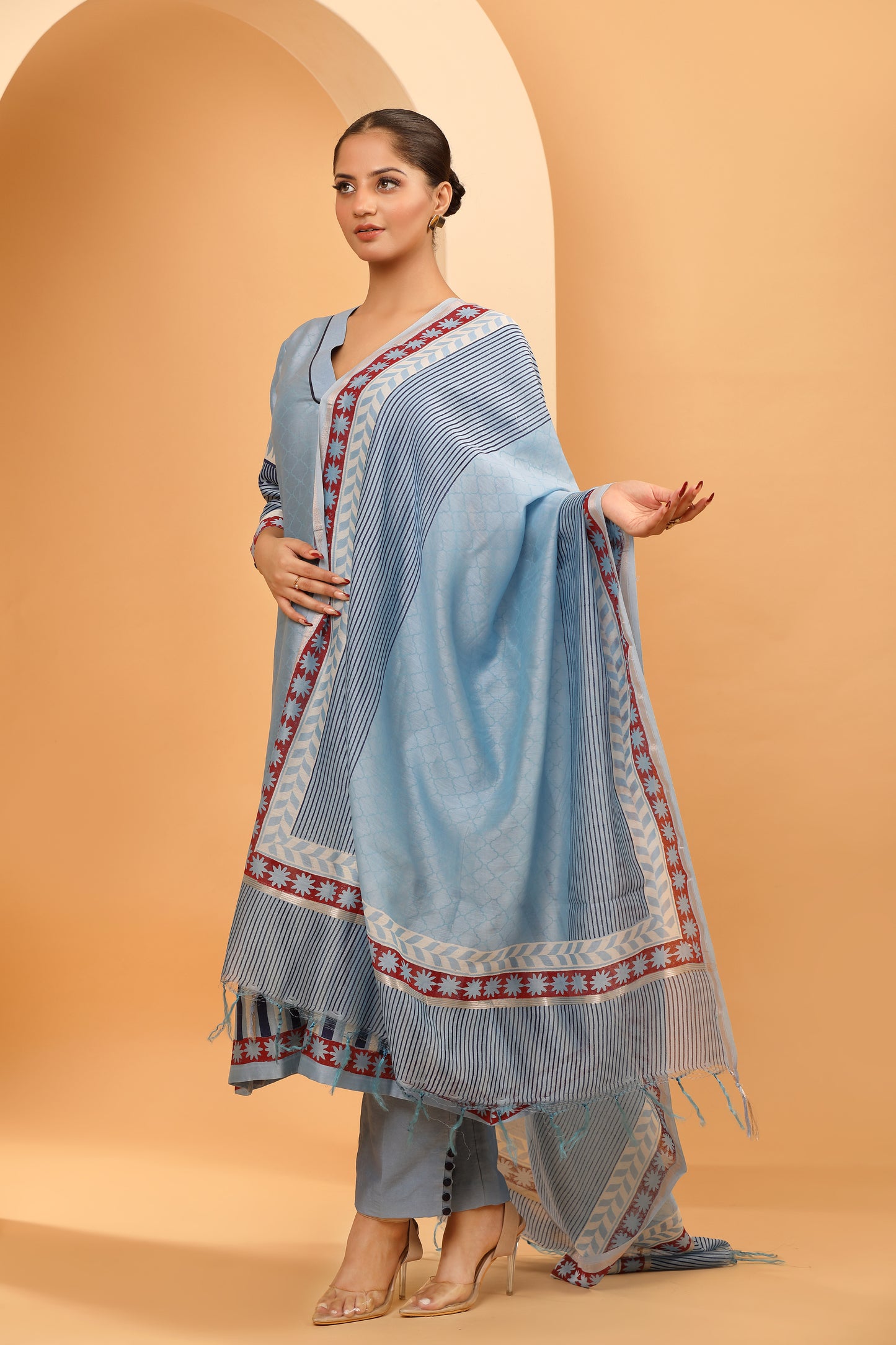 AZURE BLUE KURTA SET