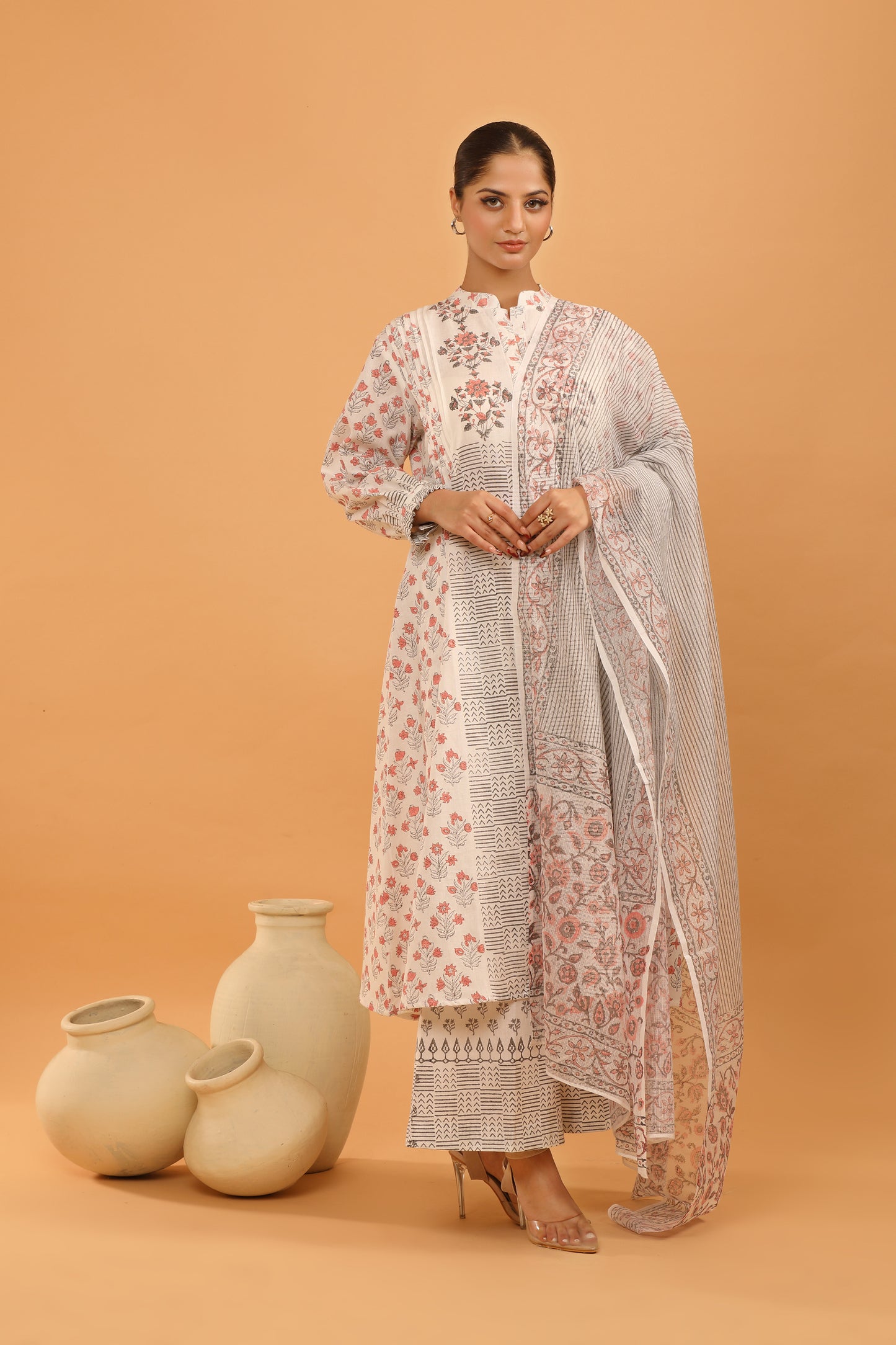 SERENE IVORY KURTA SET