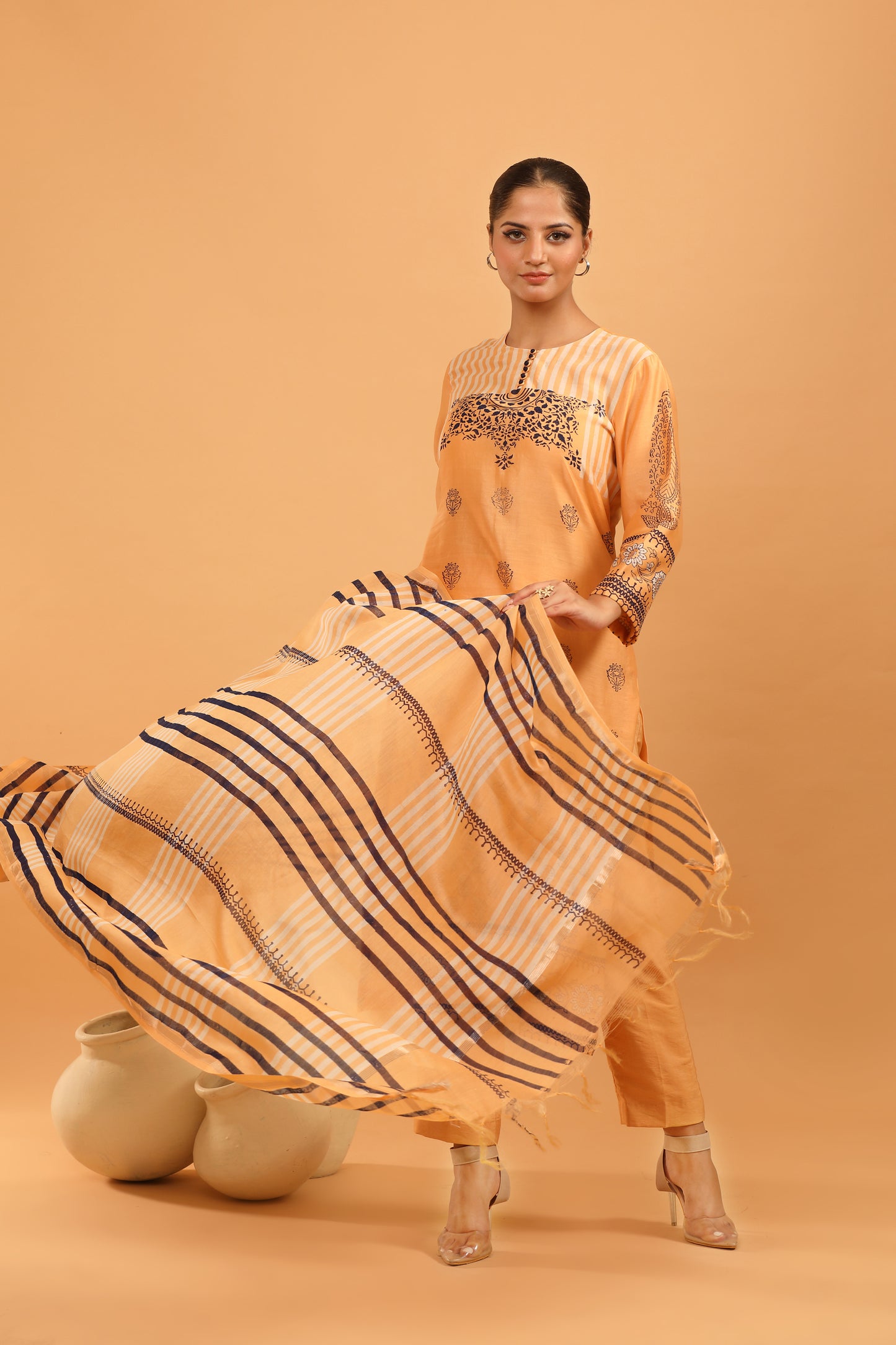 SUNSET GLOW KURTA SET