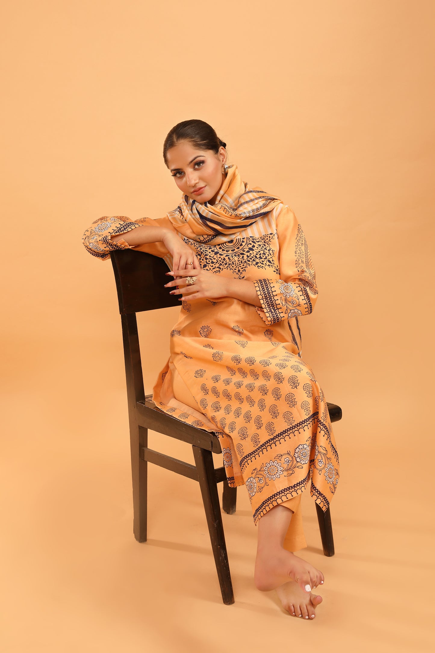 SUNSET GLOW KURTA SET